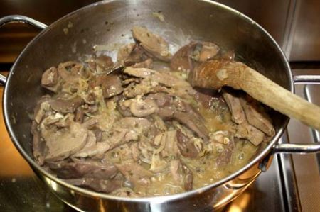 coratella di agnello alla ligure