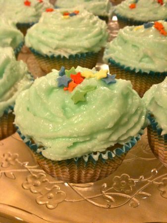 cupcakes con stelline di zucchero