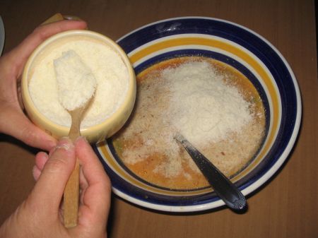 parmigiano e pangrattato