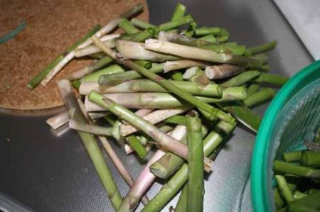 pulite gli asparagi