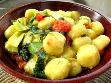 gnocchi con verdure