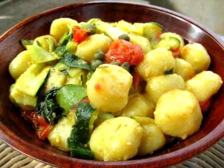 gnocchi con verdure