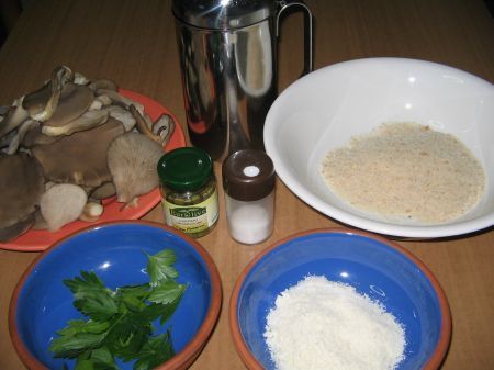 ingredienti per funghi