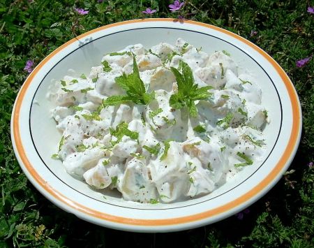 insalata patate alla menta