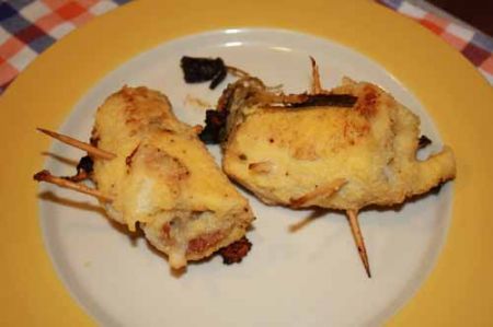 involtini di pollo con prosciutto crudo e mozzarella