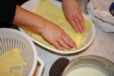 lasagne al forno al verde