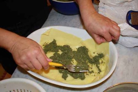 lasagne al forno al verde