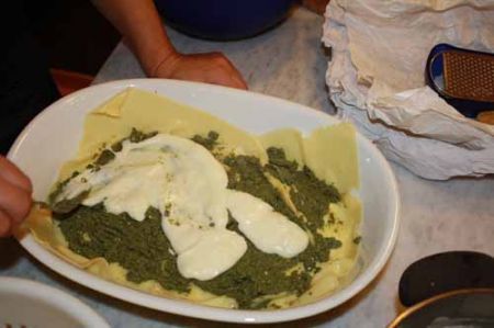 lasagne al forno al verde