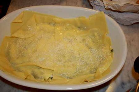 lasagne al forno al verde