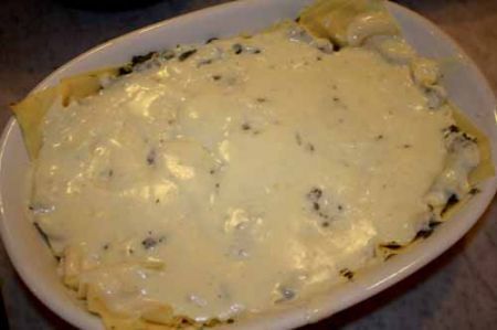 lasagne al forno al verde