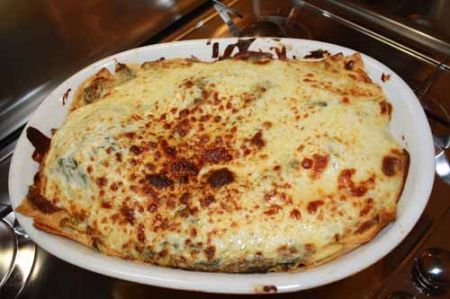 lasagne al forno al verde