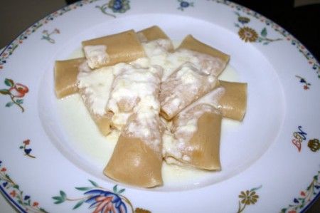 paccheri kamut fonduta pecorino 01