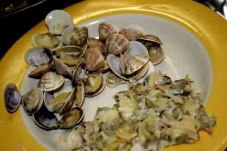 paccheri con vongole e zucchine