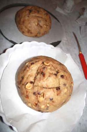 pandolce cioccolato e nocciole