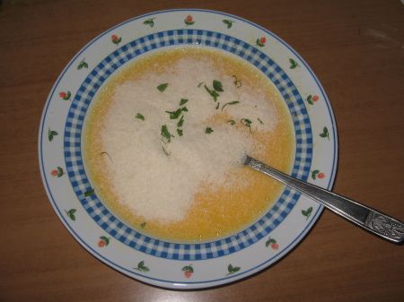 parmigiano nel battuto di uova