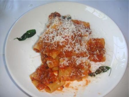 pasta al ragu di anatra