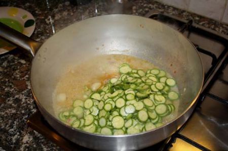 pasta con triglie e zucchine