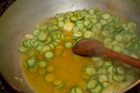 pasta con triglie e zucchine