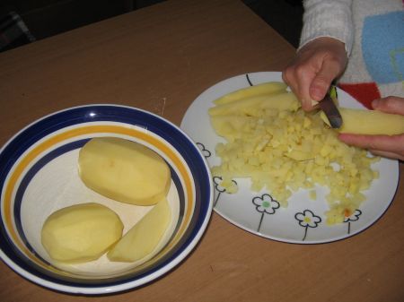 patate a cubetti