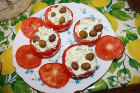 pomodori farciti con caprino