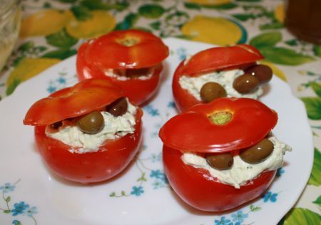 pomodori farciti con caprino