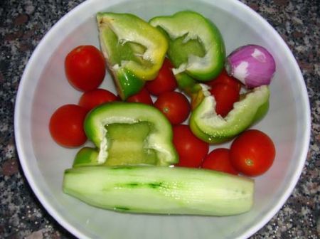 Lavate le verdure miste