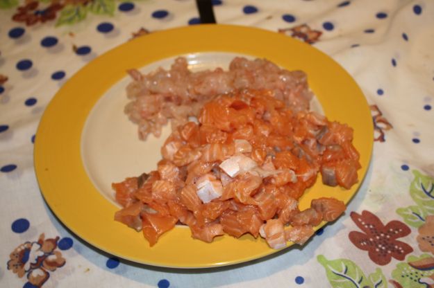 ricetta cannelloni salmone carciofi gamberi 01