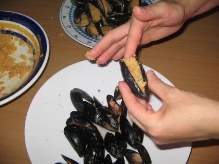 riempite le cozze