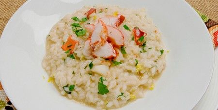 risotto aragosta e champagne