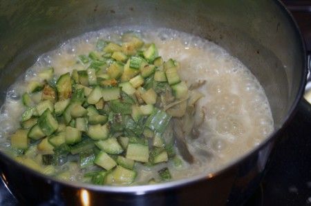 risotto gamberi zucchine carciofi 01