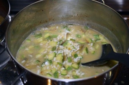 risotto gamberi zucchine carciofi 01