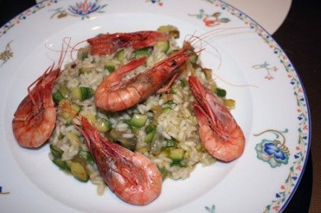 risotto gamberi zucchine carciofi 01