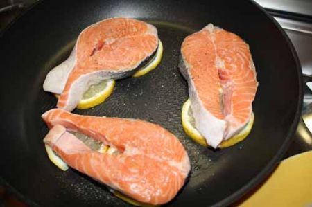 salmone al limone ipocalorico