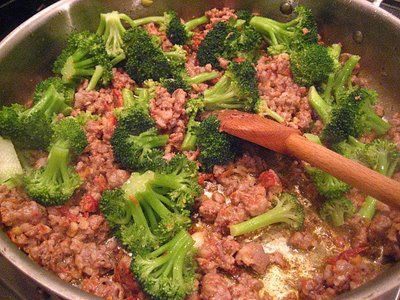 salsicce e broccoli