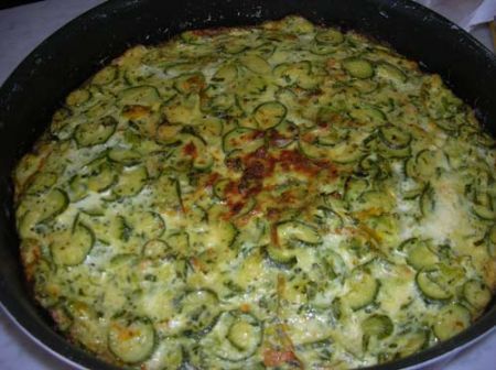 Sformato di zucchine cotto