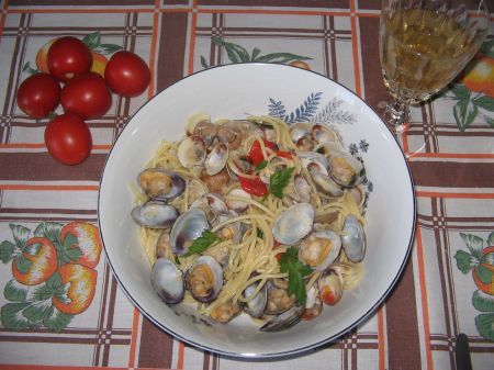 spaghetti con vongole
