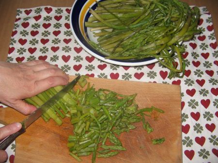 asparagi tagliati