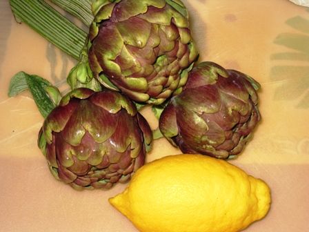 timballo di carciofi e acciughe