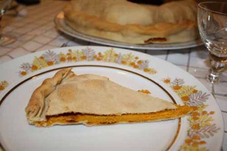 torta salata di zucca