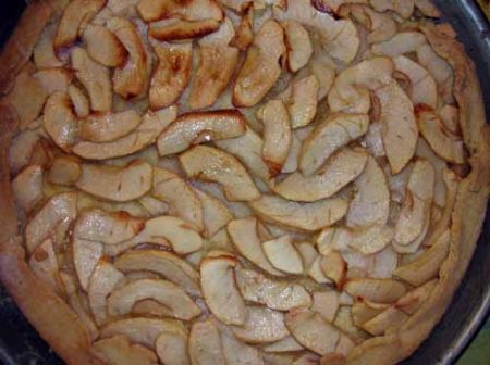 torta sottile di mele