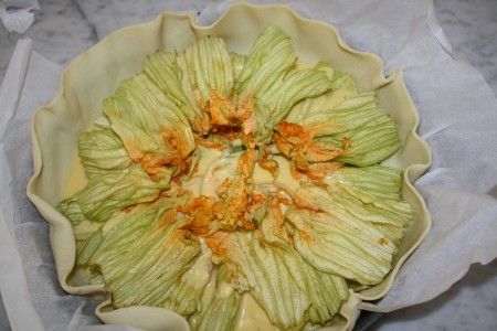 torta salata fiori di zucca 01