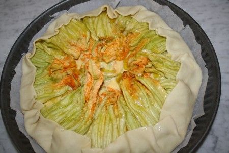 torta salata fiori di zucca 01