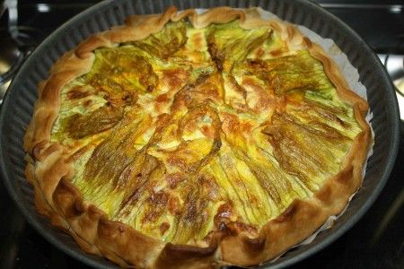 torta salata fiori di zucca 01