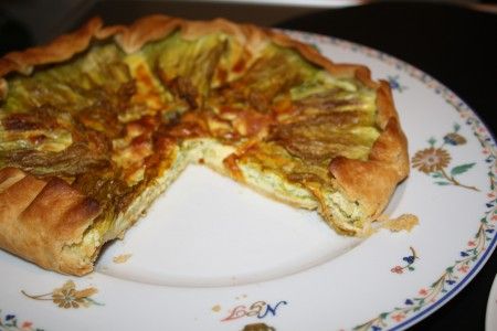 torta salata fiori di zucca 01