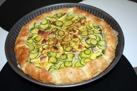 torta salata zucchine prosciutto 01