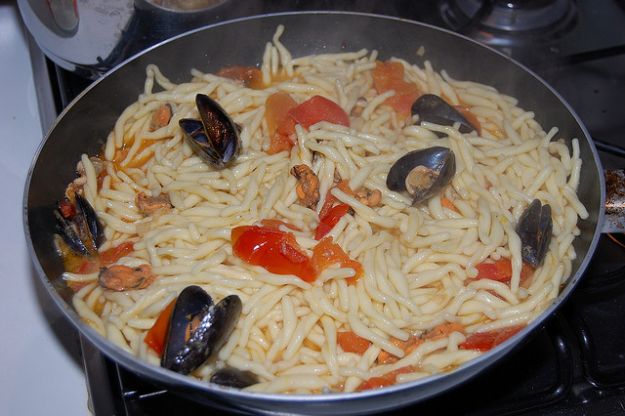 trofie con cozze