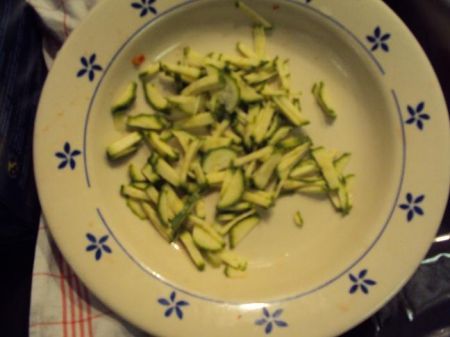 zucchine alla julienne