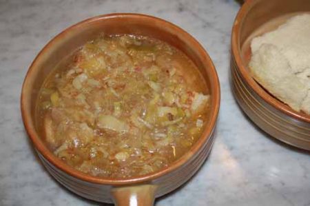 versate la zuppa