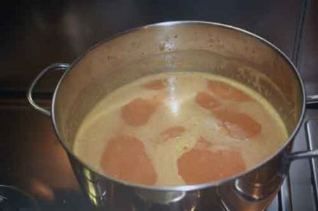 zuppa di zucca gialla