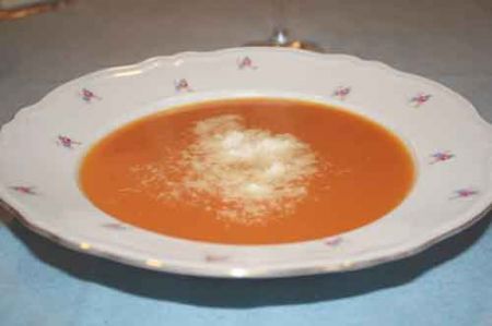 zuppa di zucca gialla